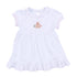 Frosted Wonderland Embroidered Short Sleeve Dress - Pink - Magnolia Baby Girl