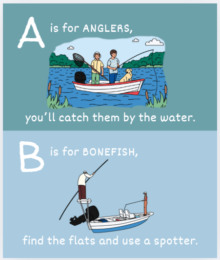 ABC's of Fishing Book - Magnolia BabyBook