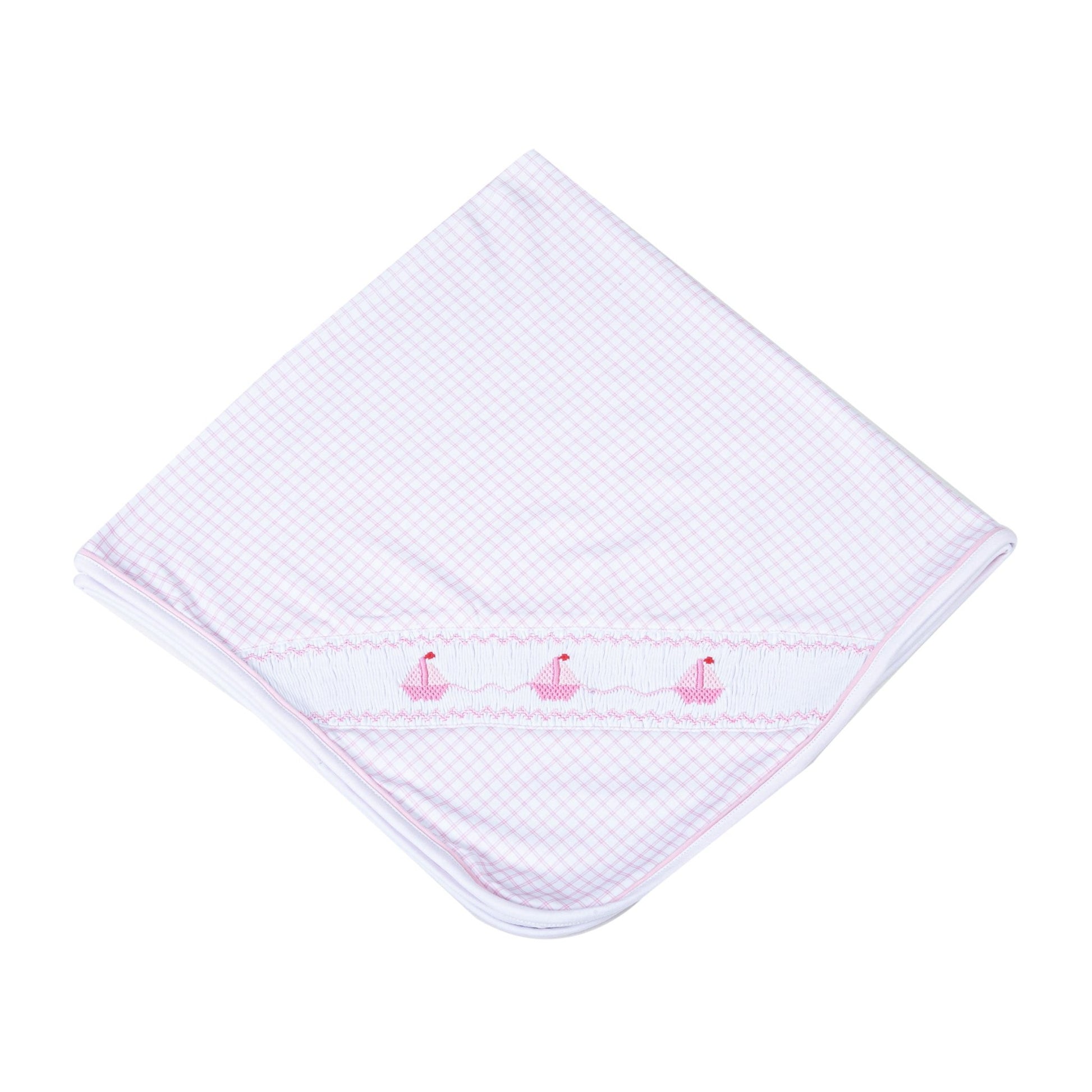 Ahoy Baby Classics Receiving Blanket - Pink - Magnolia BabyReceiving Blanket