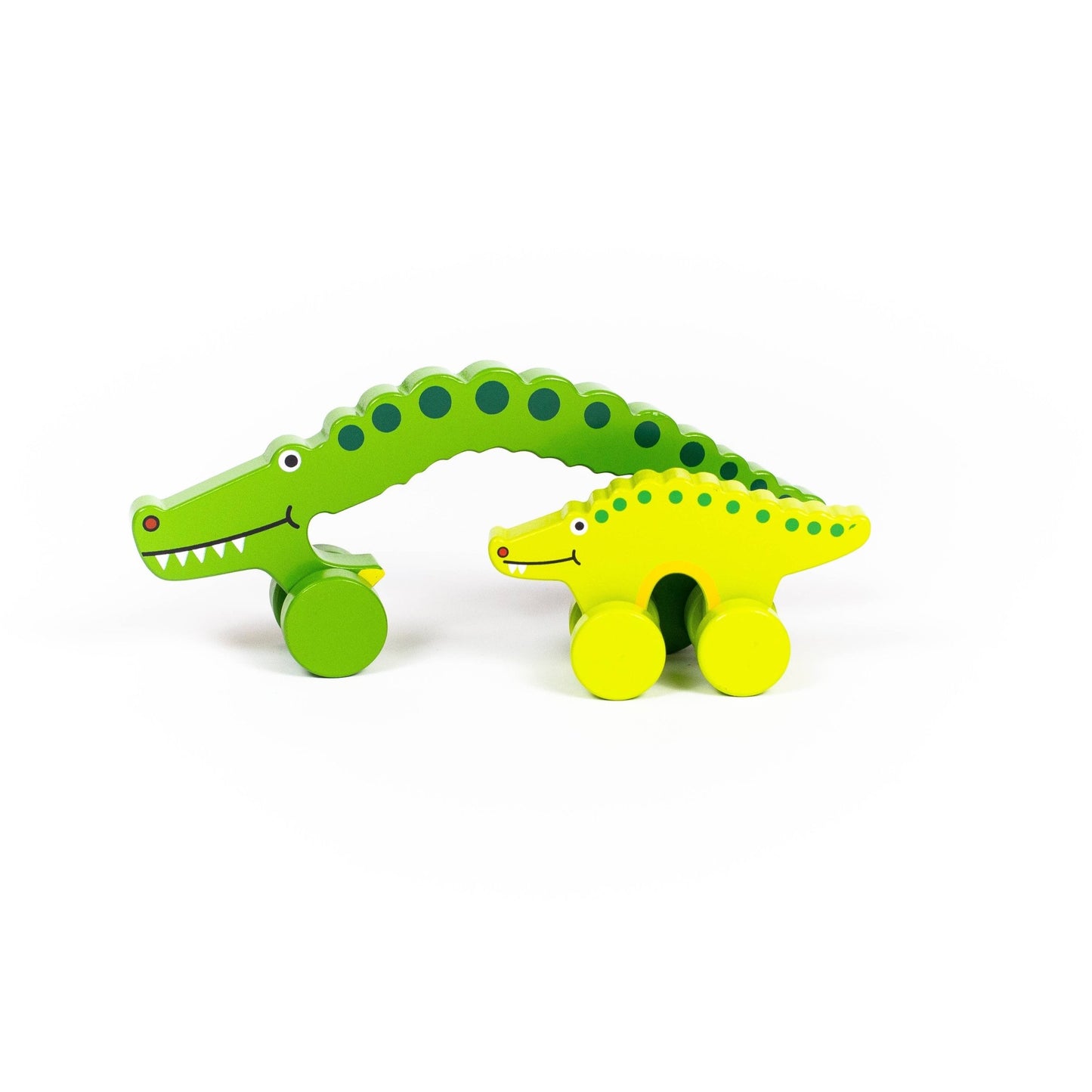 Alligator Big & Little Wooden Roller - Magnolia BabyWooden Toy