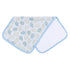 Animal Crackers Burp Cloth - Light Blue - Magnolia BabyBurp Cloth