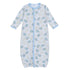 Animal Crackers Converter - Light Blue - Magnolia BabyConverter Gown