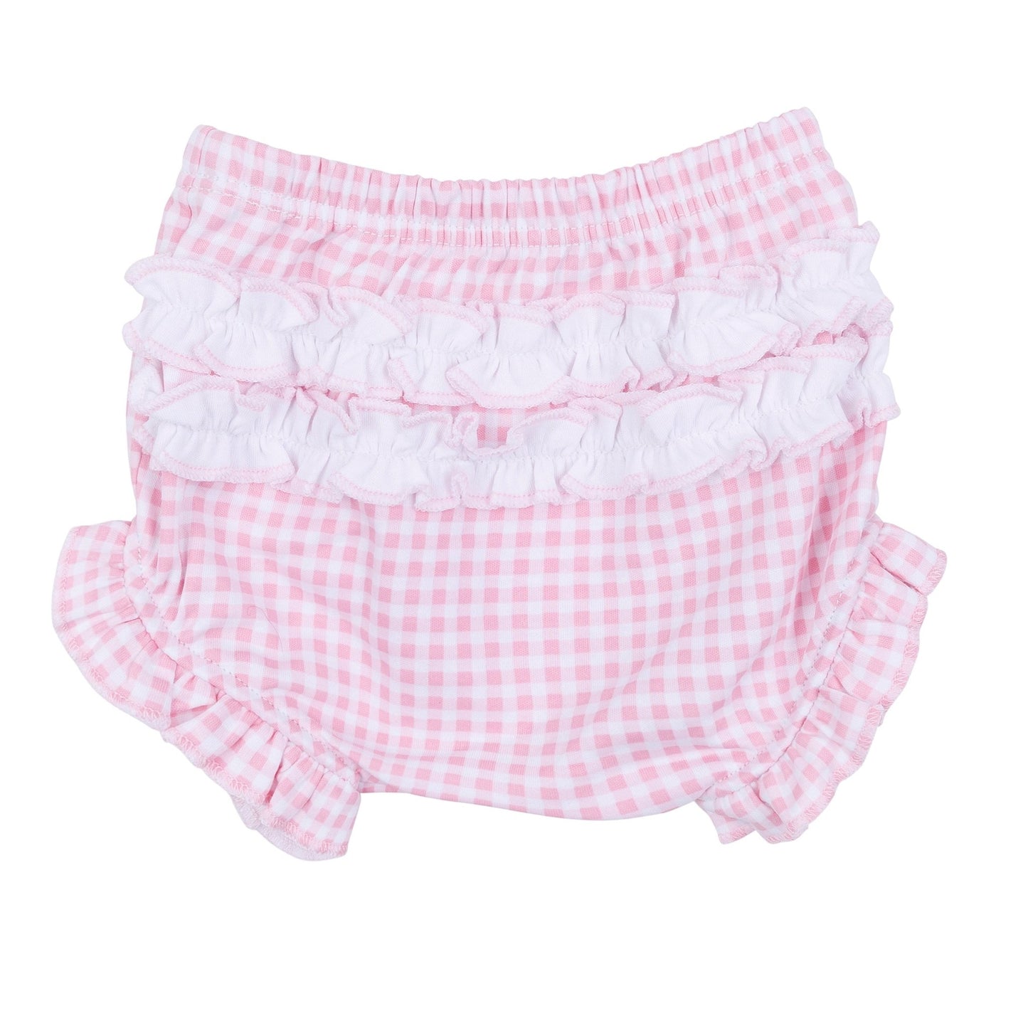 Apple of my Eye Collared Ruffle Short Sleeve Diaper Cover Set - Magnolia BabyDiaper Cover