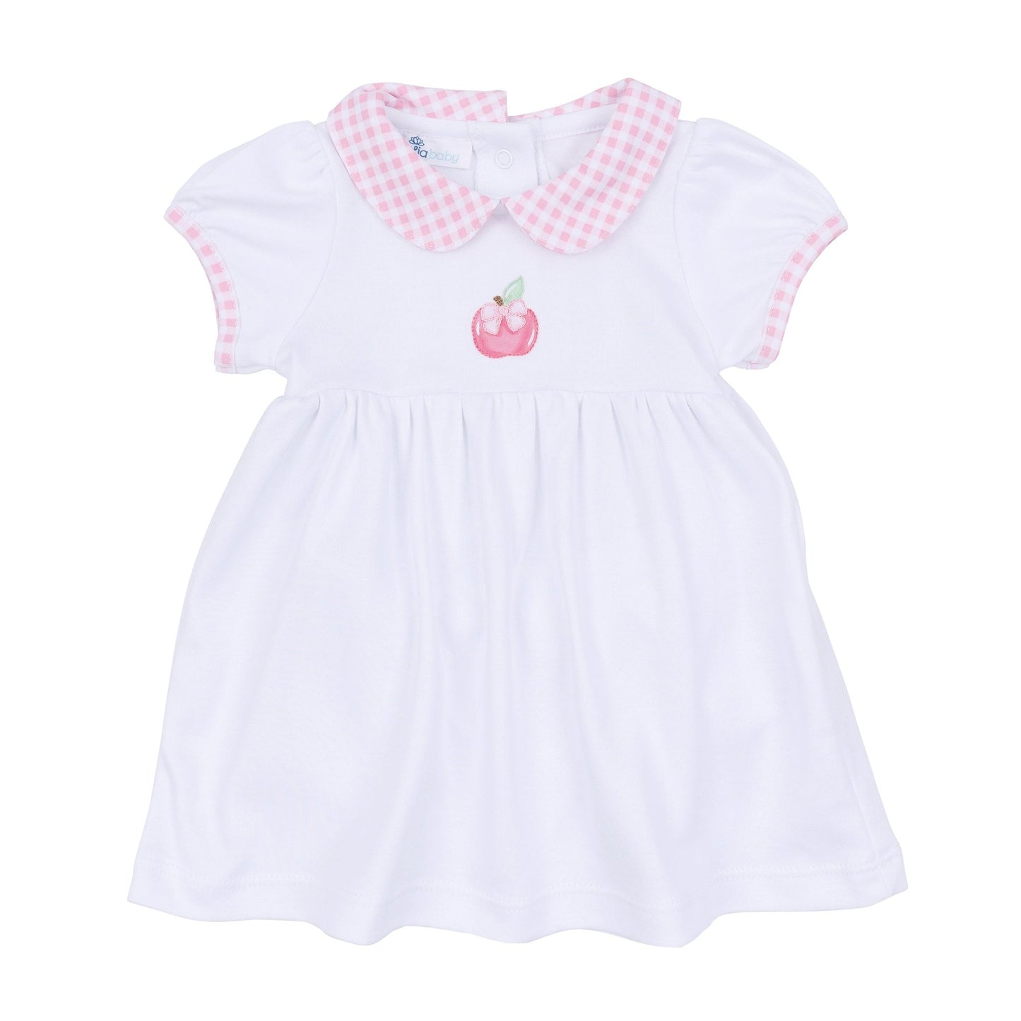 Apple of my Eye Collared Short Sleeve Dress - Magnolia BabyDress