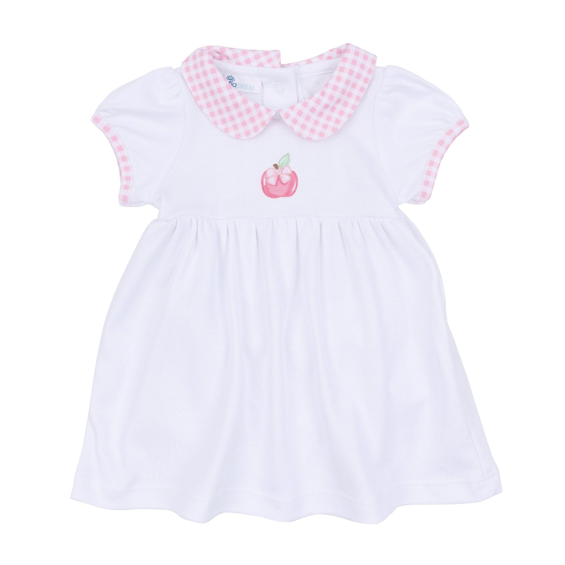 Apple of my Eye Collared Short Sleeve Dress - Magnolia BabyDress