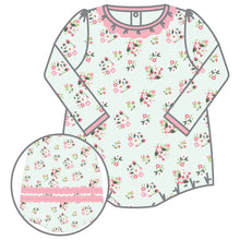  Aurora's Classics Printed Ruffle Long Sleeve Toddler Bubble - Magnolia BabyBubble