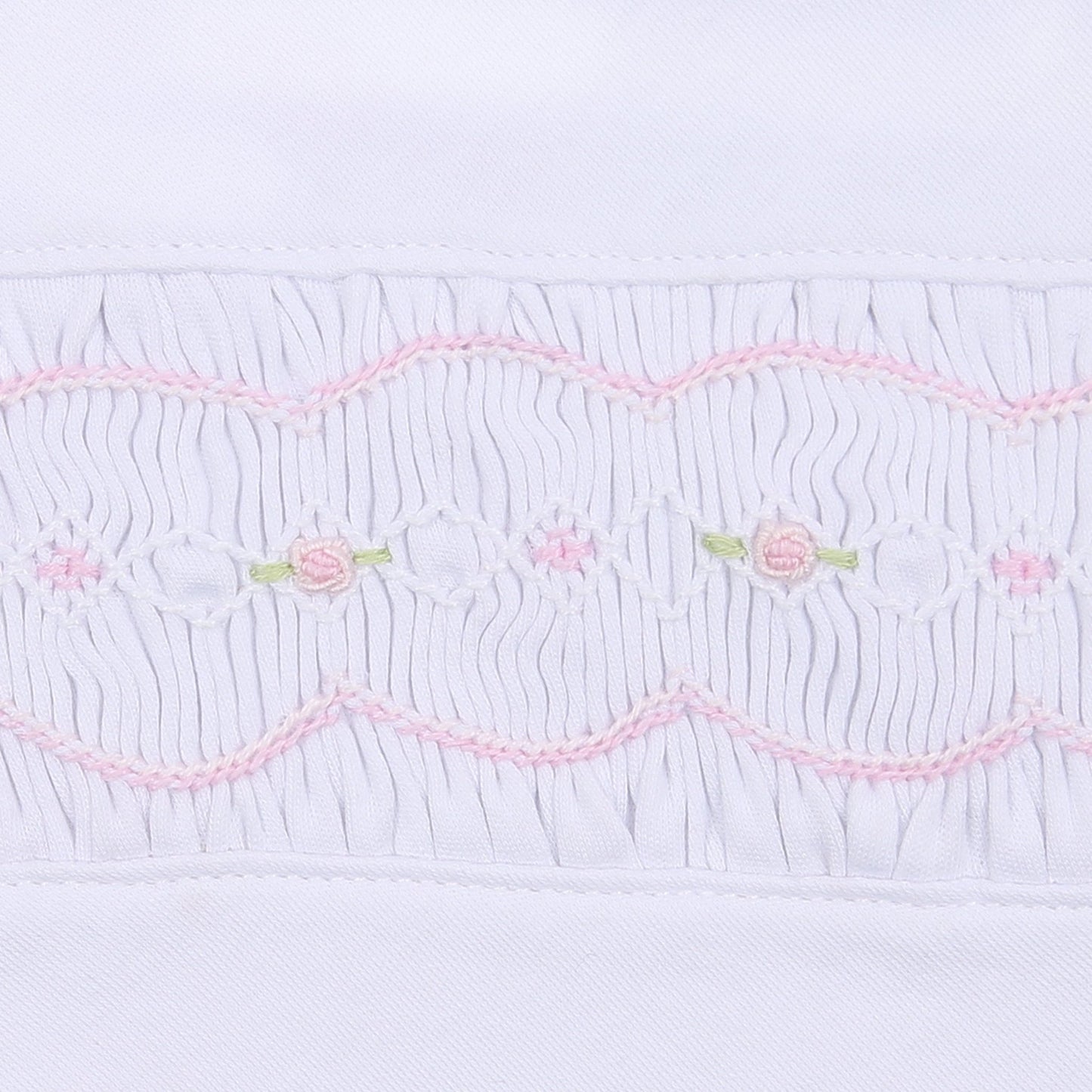 Ava and Archie Smocked Short Sleeve Diaper Cover Set - Pink - Magnolia BabyDiaper Cover