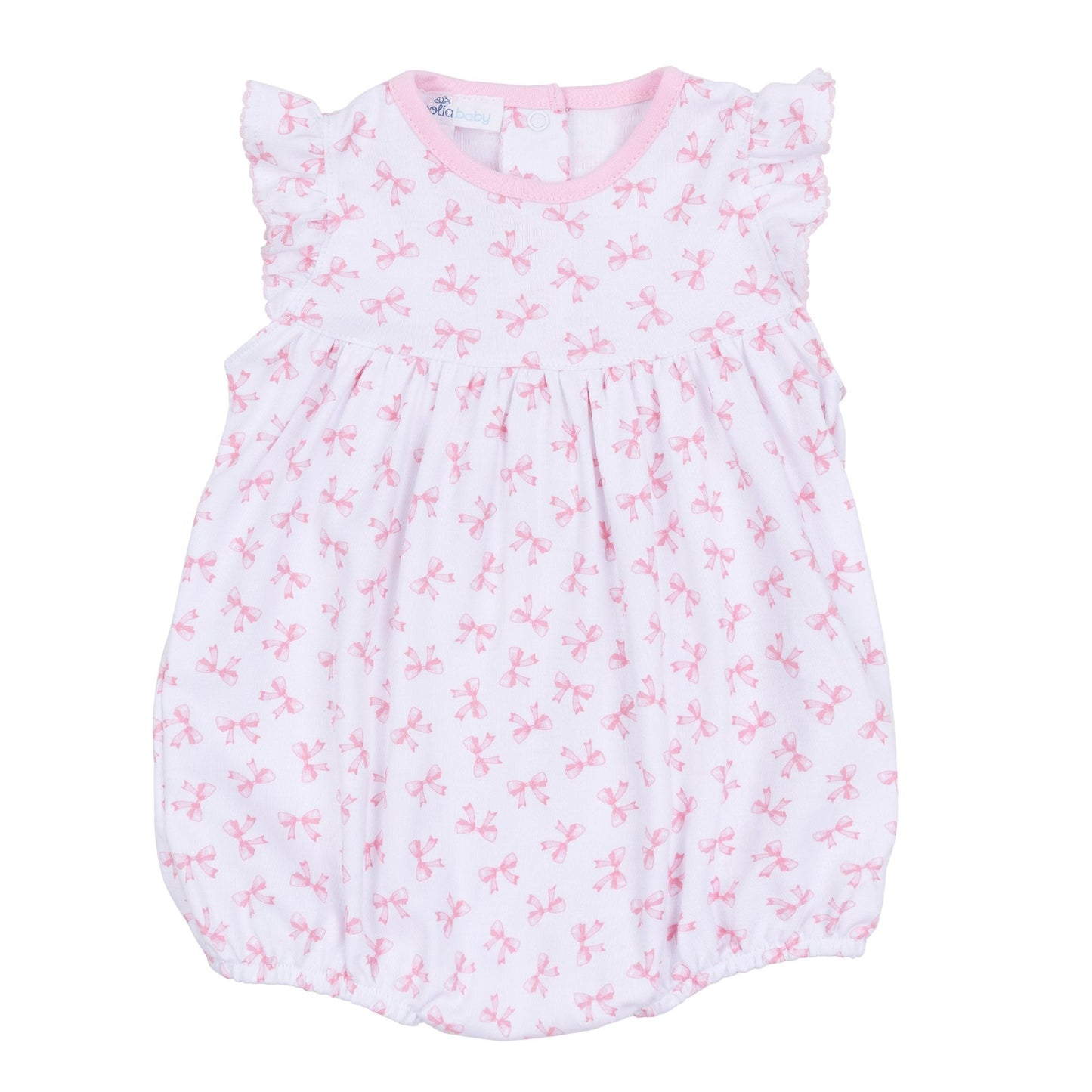 Baby Bows Print Flutters Bubble - Magnolia BabyBubble