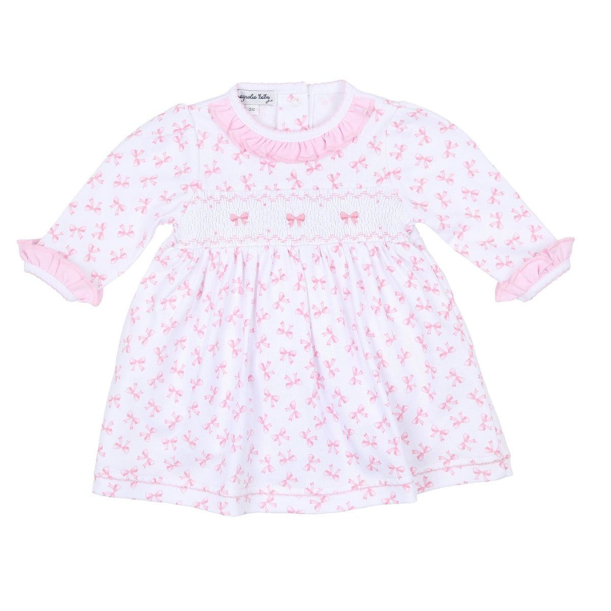 Baby girl long sleeve smocked dress best sale