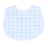 Baby Checks Bib - Blue - Magnolia BabyBib
