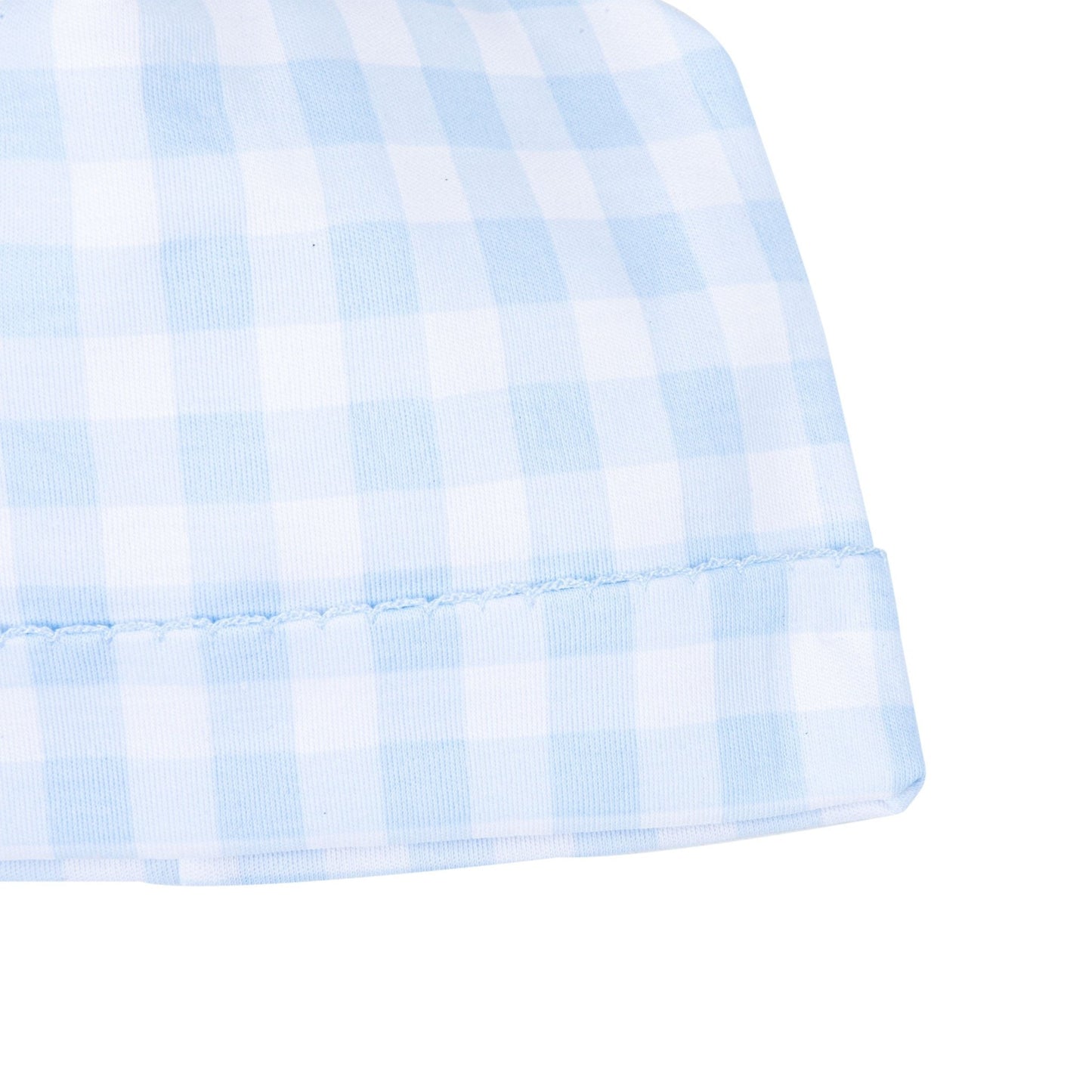 Baby Checks Hat - Blue - Magnolia BabyHat
