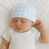 Baby Checks Hat - Blue - Magnolia BabyHat