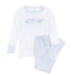 Baby Fish Applique Long Pajamas - Light Blue - Magnolia BabyLong Pajamas