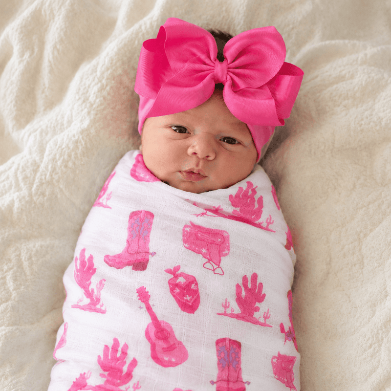 Baby Girl Cowgirl Swaddle Gift Set - Let's Go Girls - Magnolia BabyBaby Gift Set