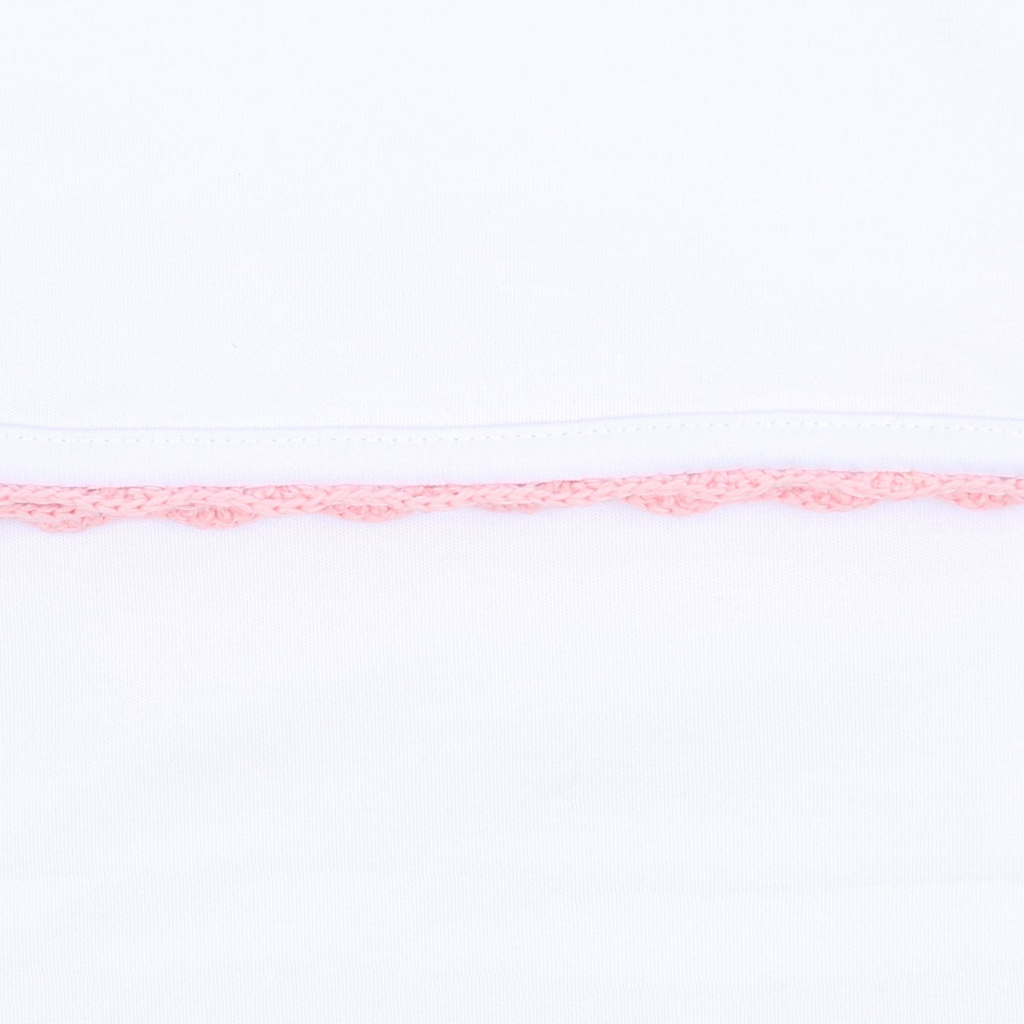 Baby Joy Socks with Pink Crochet Trim - Magnolia BabySocks