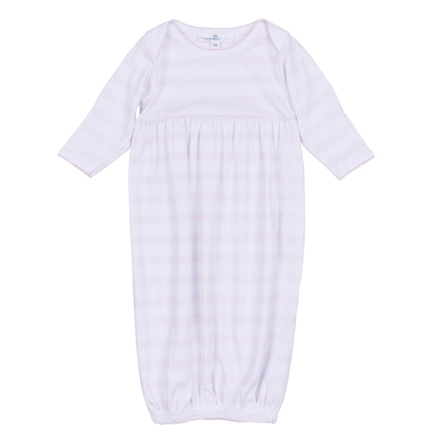 Baby of Mine Gathered Gown - Pink - Magnolia BabyGown