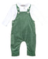 Bayleaf Cord Overall Set - Green - Magnolia BabyOveralls