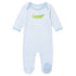 Bayou Babies Applique Lap Footie - Light Blue - Magnolia BabyFootie
