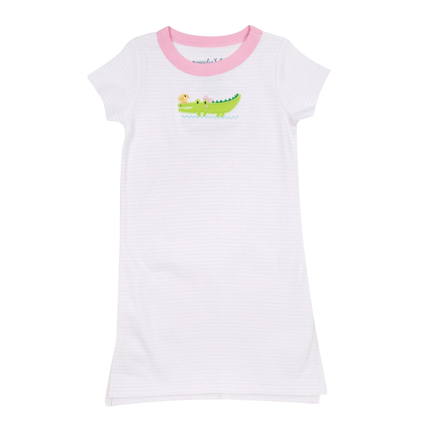 Bayou Babies Applique Nightdress - Pink - Magnolia BabyNightdress