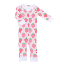  Berry Sweet Zip Pajamas - Magnolia BabyZipper Pajamas