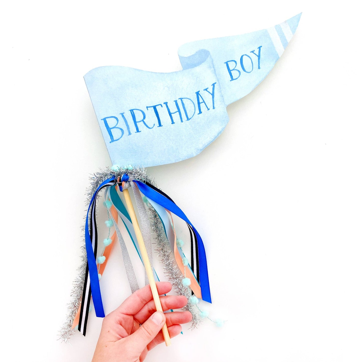 Birthday Boy Party Pennant - Magnolia BabyParty Supplies
