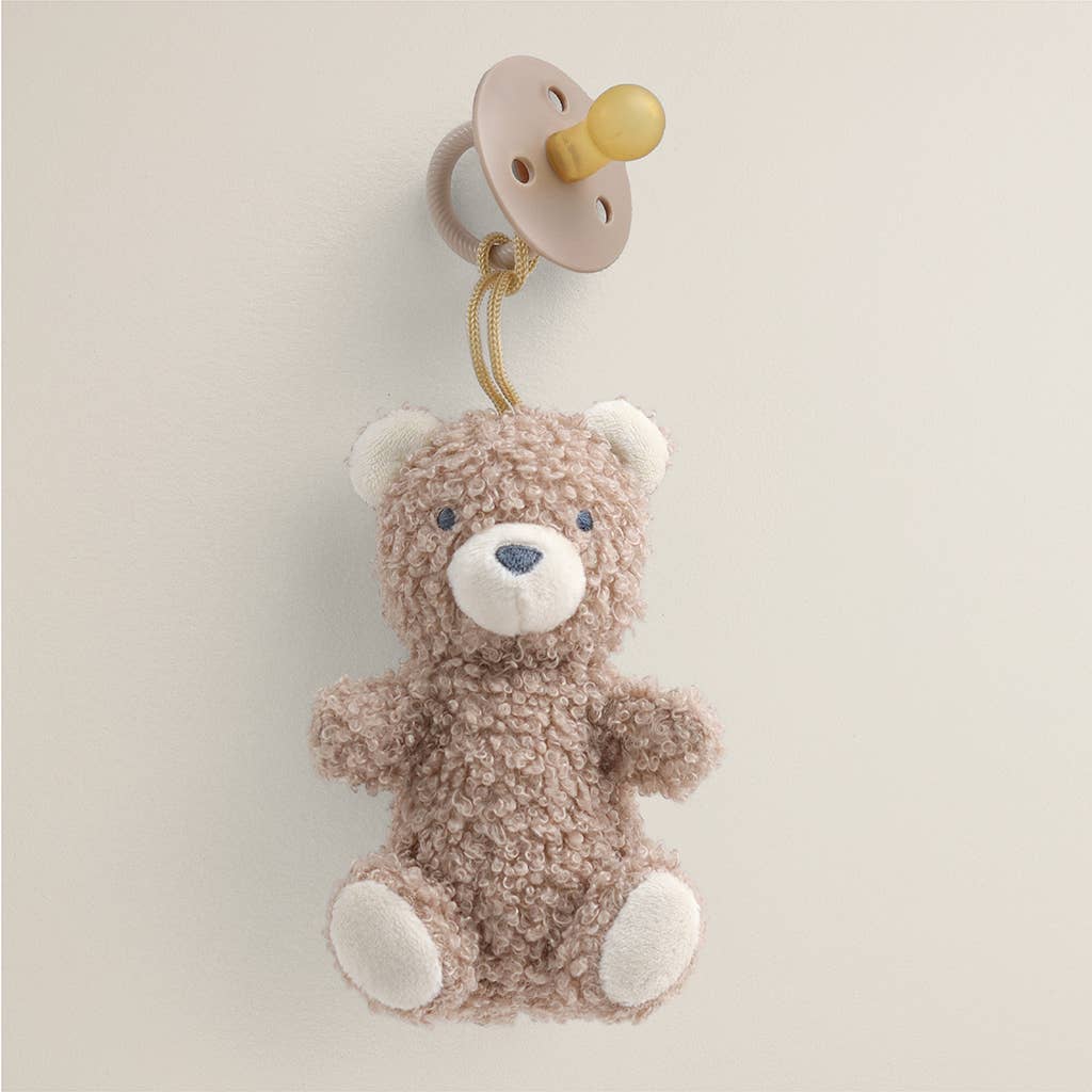 Bitzy Pal Natural Rubber Pacifier & Plush Bear - Magnolia BabyPacifiers & Clips