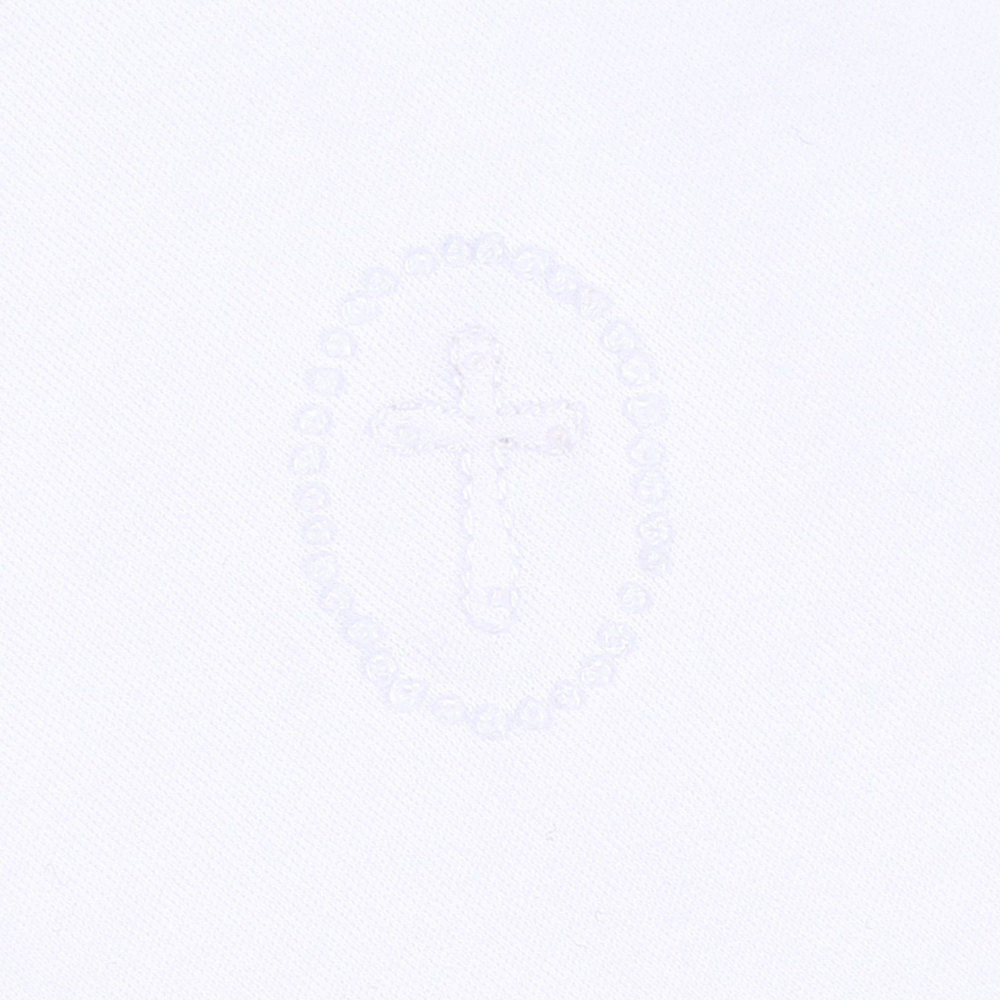 Blessed Embroidered Burp Cloth - White - Magnolia Baby Unisex