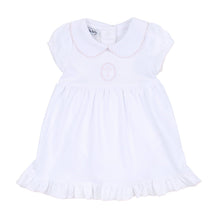  Blessed Embroidered Collared Short Sleeve Dress - Pink - Magnolia BabyDress