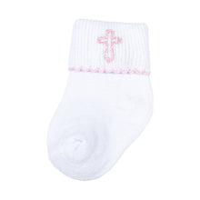  Blessed Embroidered Socks - Pink - Magnolia BabySocks