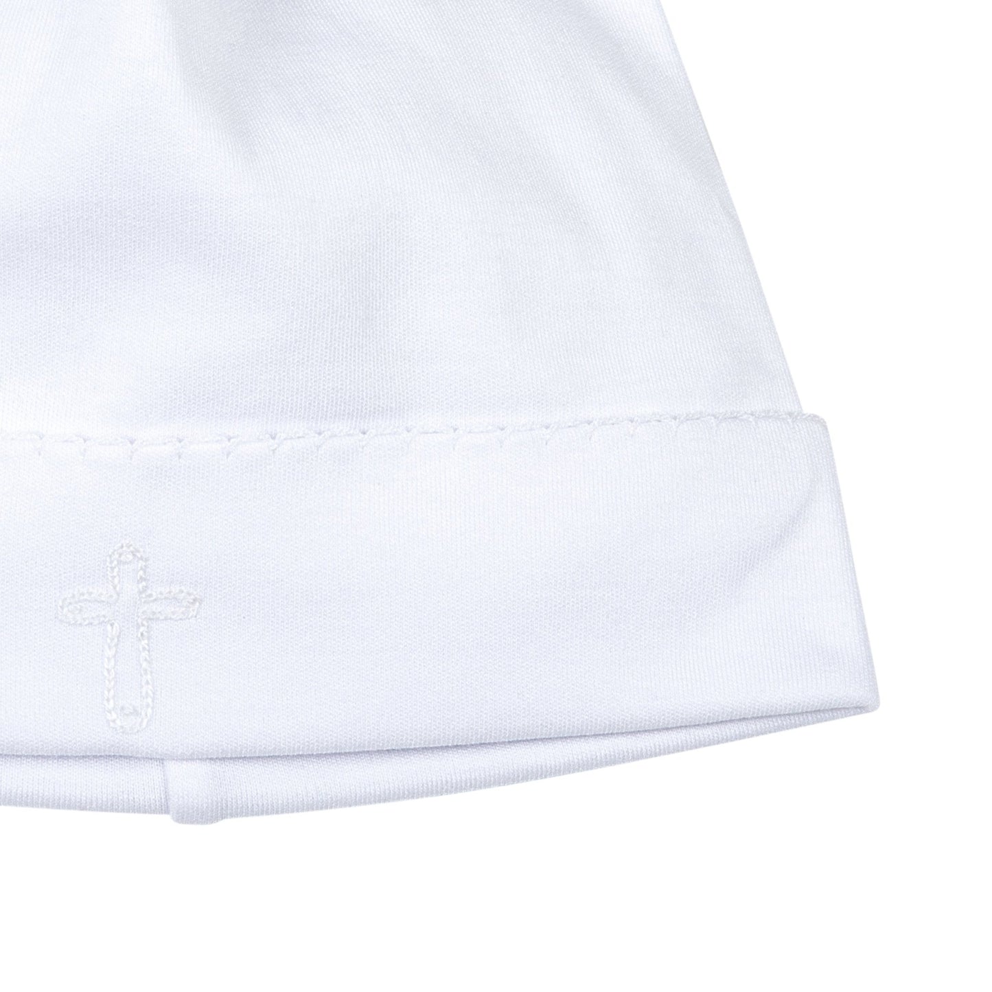 Blessed Embroidered Hat - White - Magnolia Baby Unisex