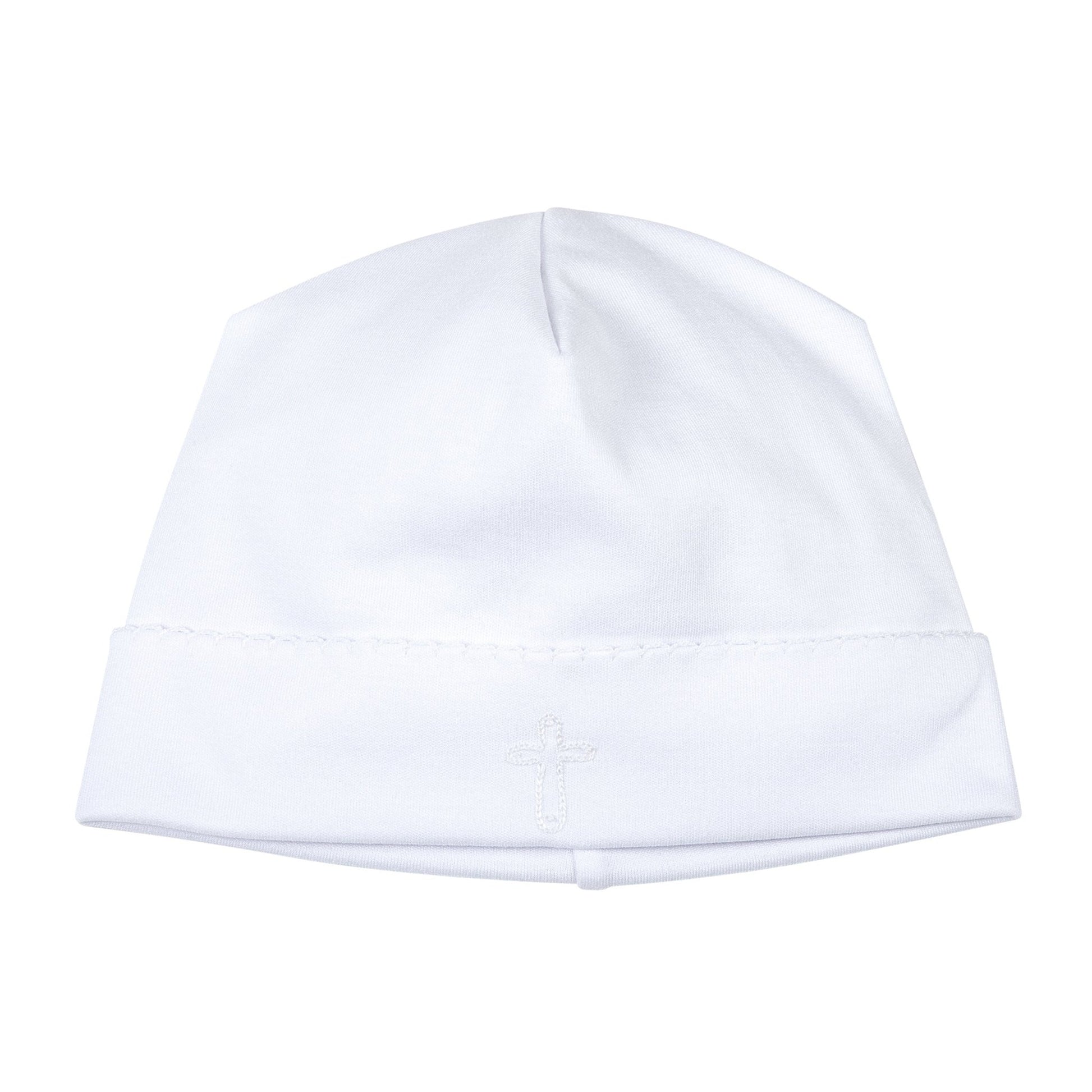 Blessed Embroidered Hat - White - Magnolia Baby Unisex