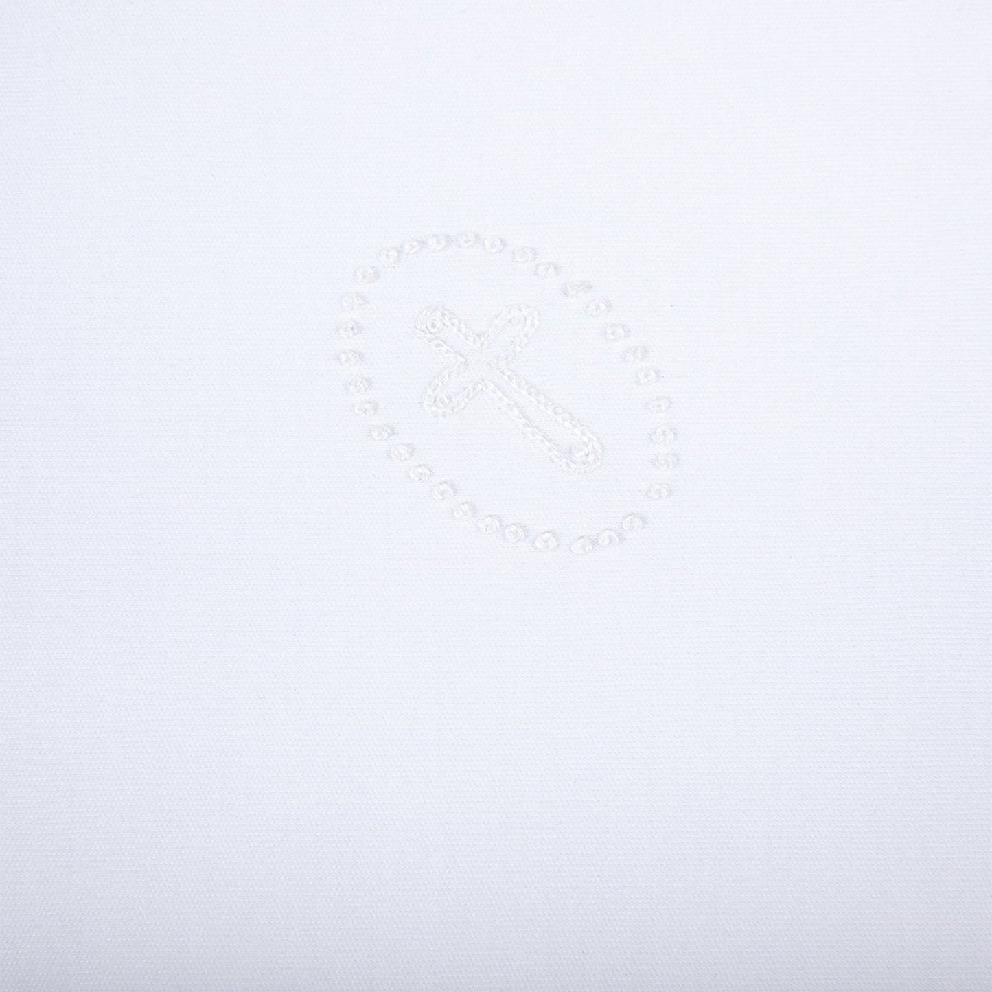 Blessed Embroidered Receiving Blanket - White - Magnolia Baby Unisex
