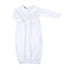 Blessed Smocked Girl Long Sleeve Gown - White - Magnolia Baby Girl