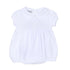 Blessed Smocked Girl Bubble - White - Magnolia Baby Girl