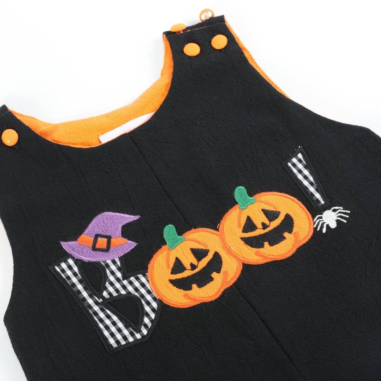 Boo Halloween Overalls - Magnolia BabyOveralls