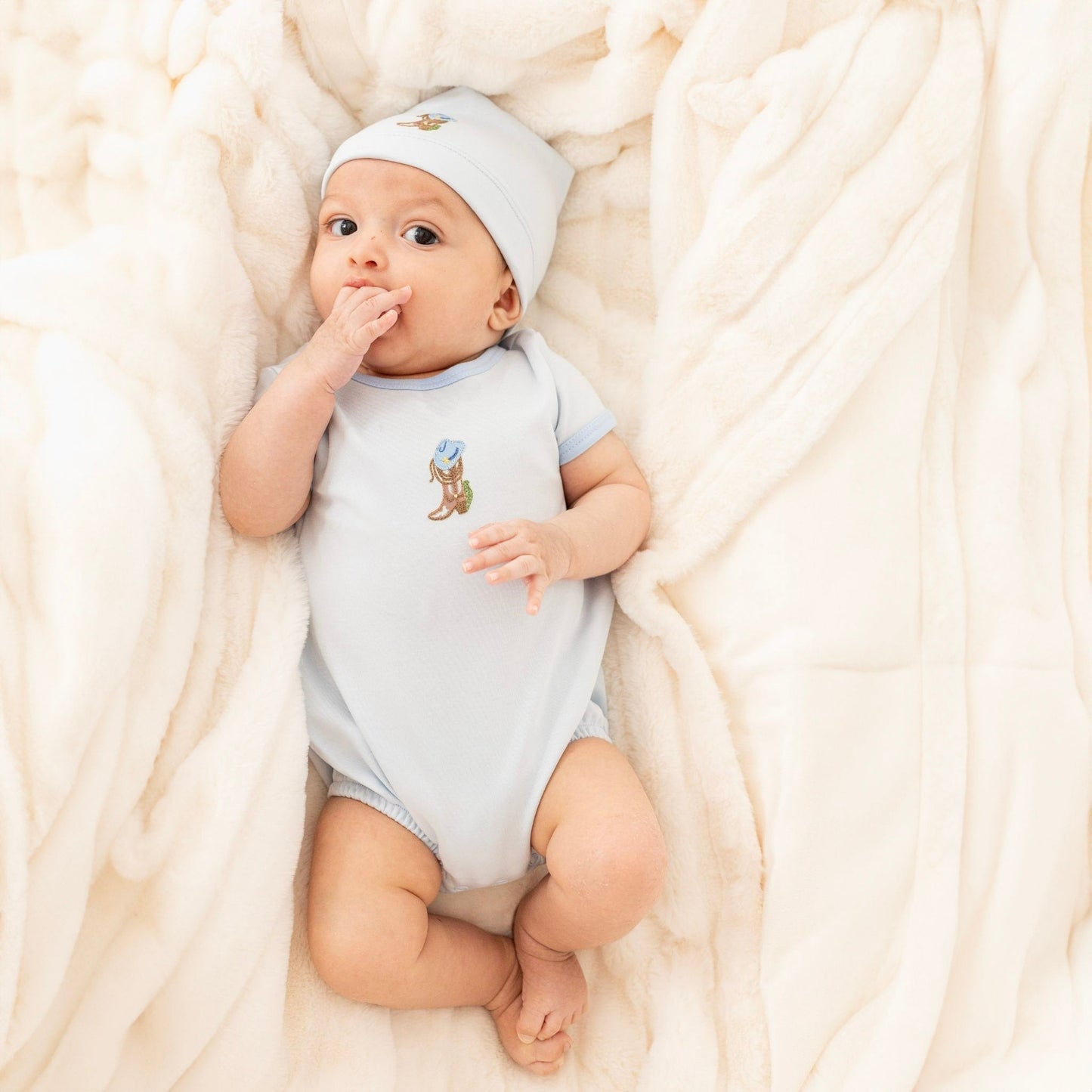 Boots and Blooms Bubble - Light Blue - Luna and ArloBubble