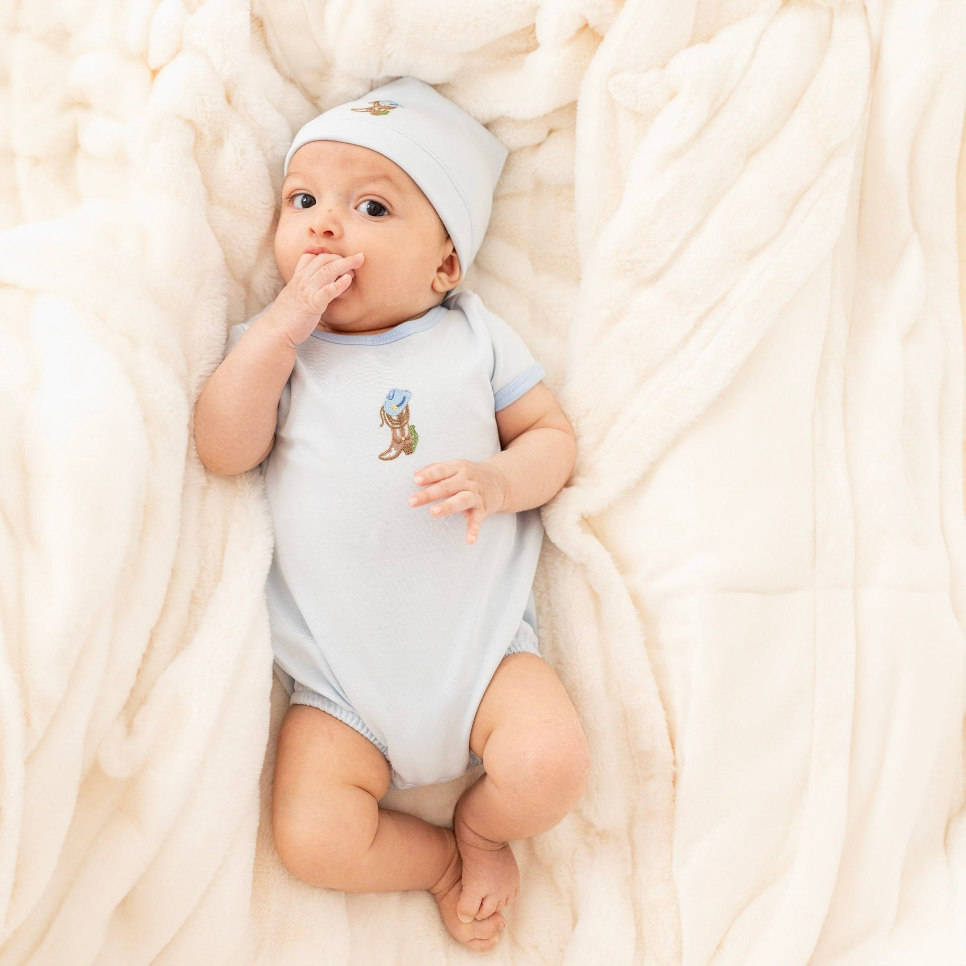 Boots and Blooms Bubble - Light Blue - Luna and ArloBubble