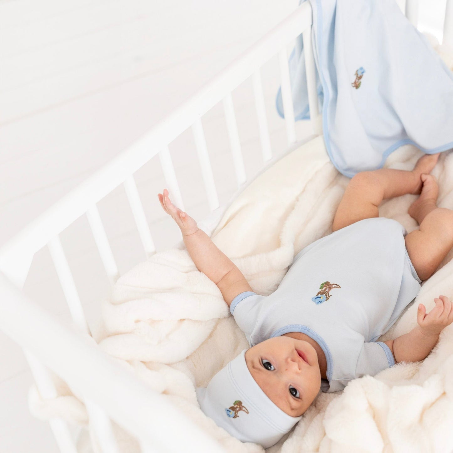 Boots and Blooms Bubble - Light Blue - Luna and ArloBubble