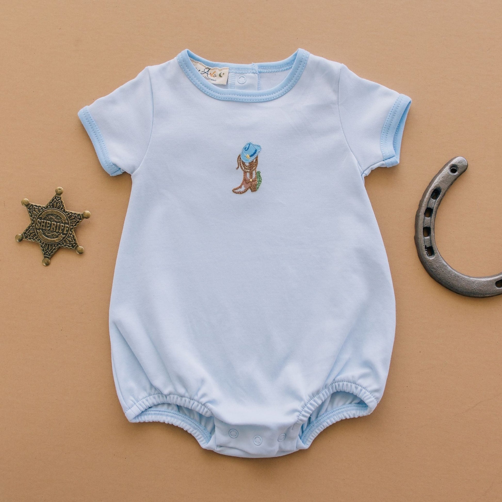 Boots and Blooms Bubble - Light Blue - Luna and ArloBubble