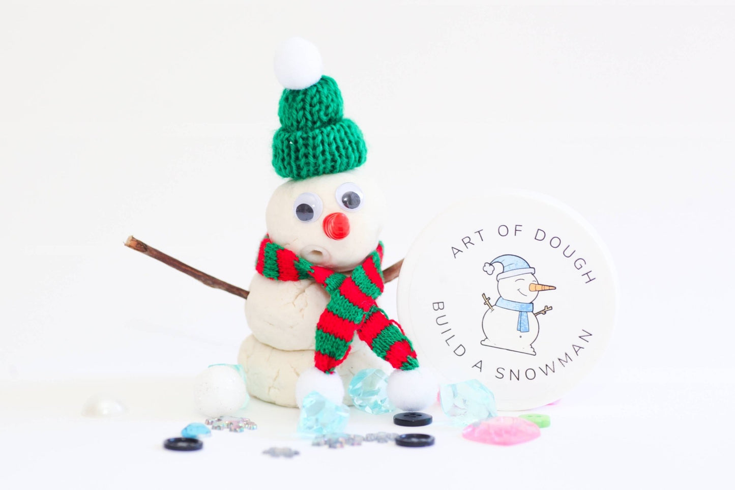 Build a Snowman Sensory Jar - Magnolia BabyModeling Dough