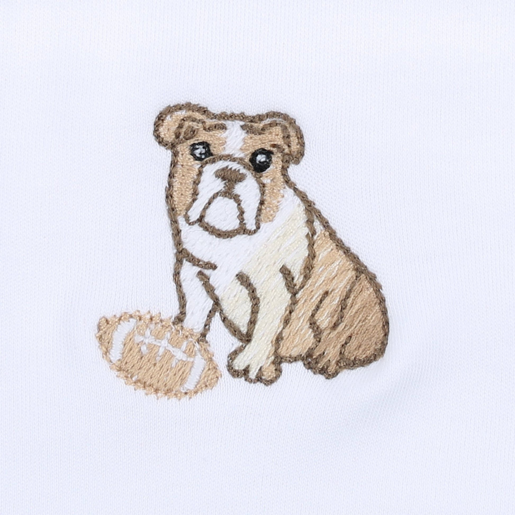 Bulldog Football Embroidered Hat - Magnolia BabyHat