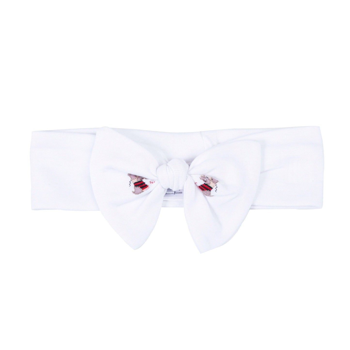 Bulldog Pride Embroidered Headband - Magnolia BabyHeadband