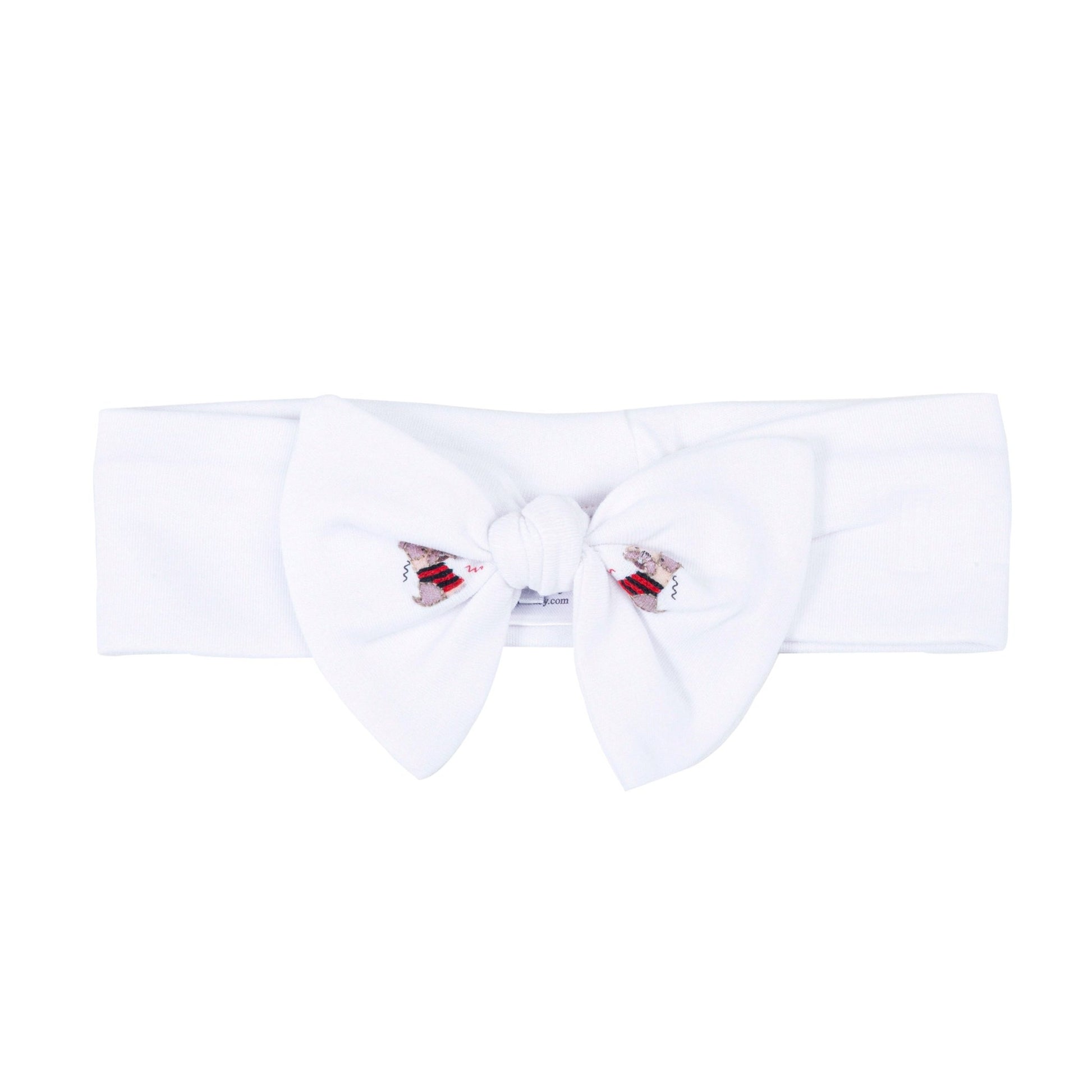 Bulldog Pride Embroidered Headband - Magnolia BabyHeadband