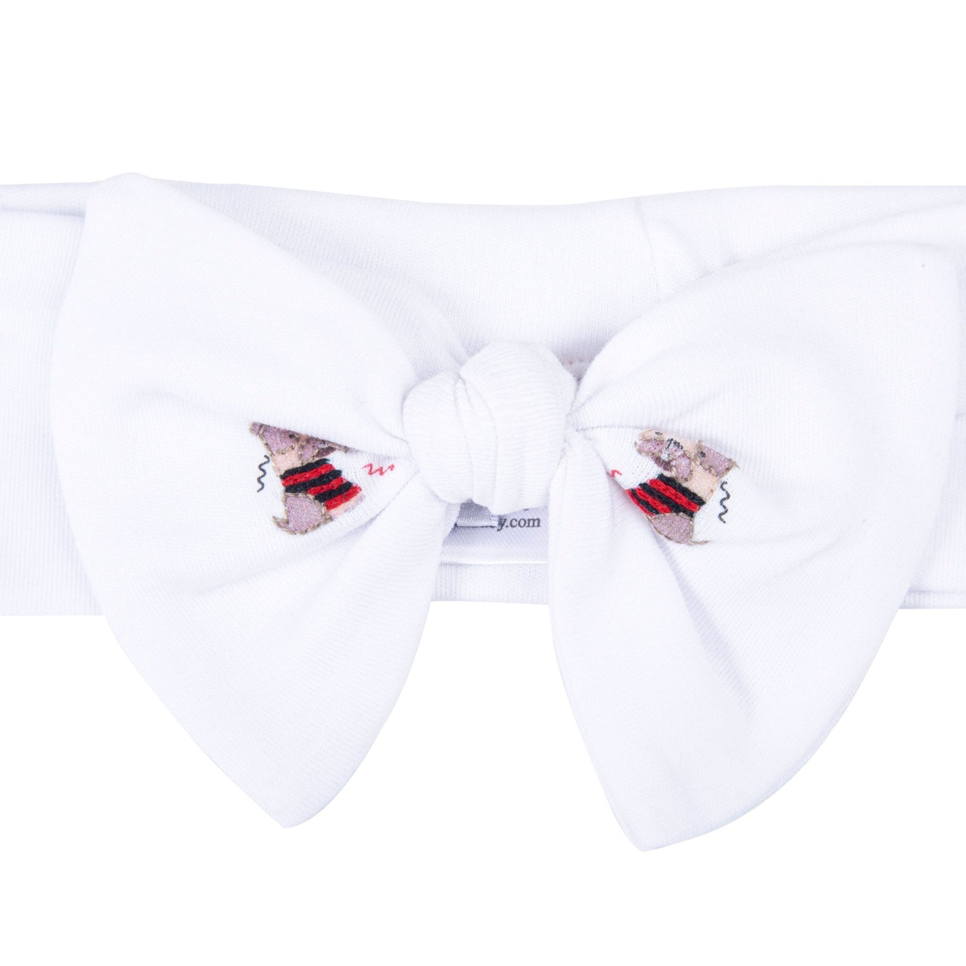 Bulldog Pride Embroidered Headband - Magnolia BabyHeadband