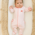 Candy Cane Lane Embroidered Ruffle Footie - Magnolia BabyFootie