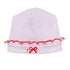 Candy Cane Lane Embroidered Ruffle Hat - Magnolia BabyHat