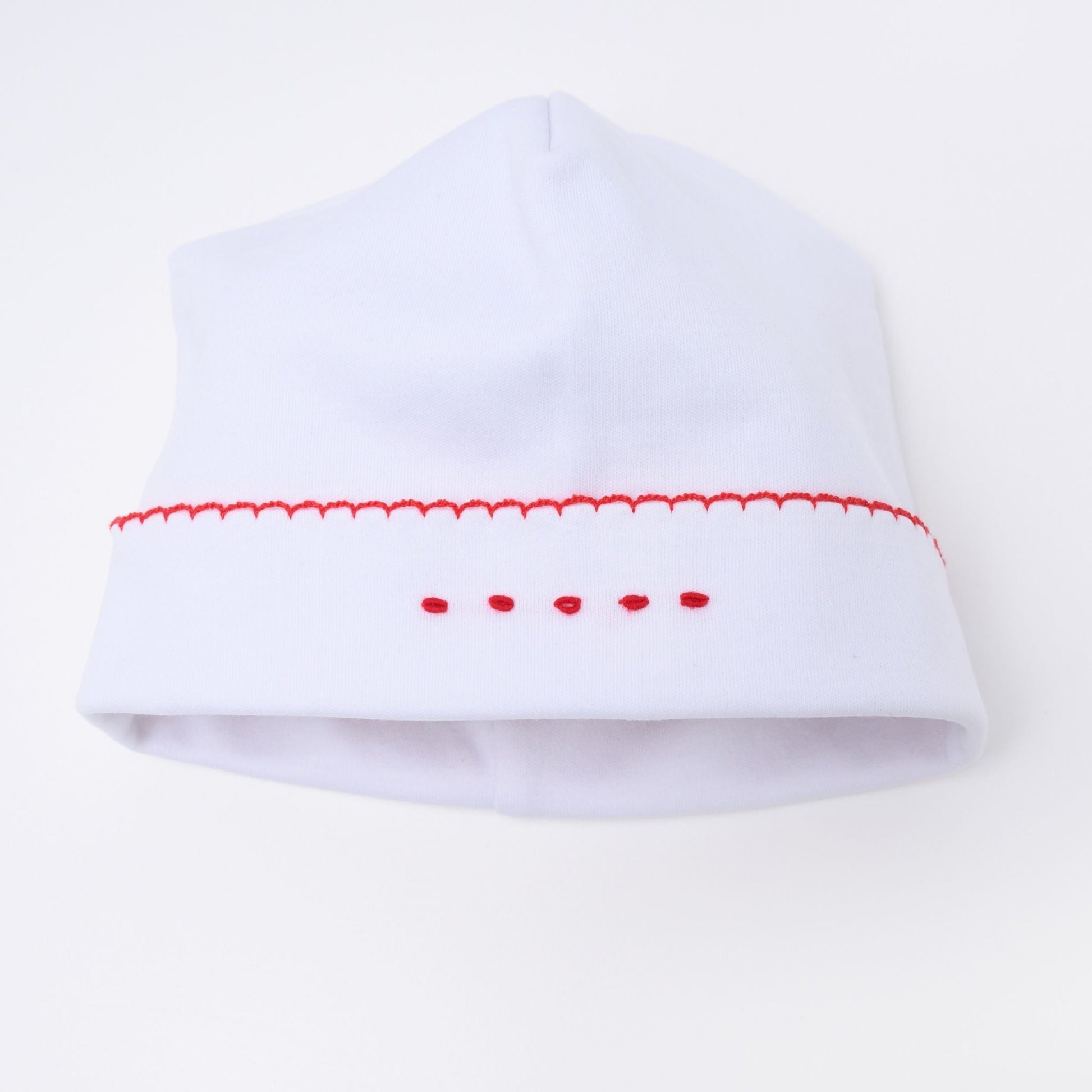 Chris Classics Embroidered Hat - White Red - Magnolia BabyHat