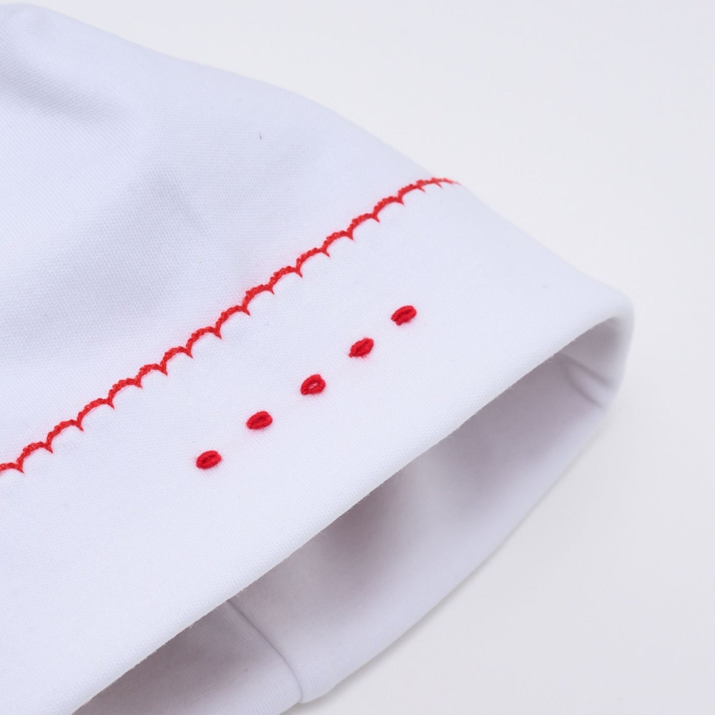 Chris Classics Embroidered Hat - White Red - Magnolia BabyHat