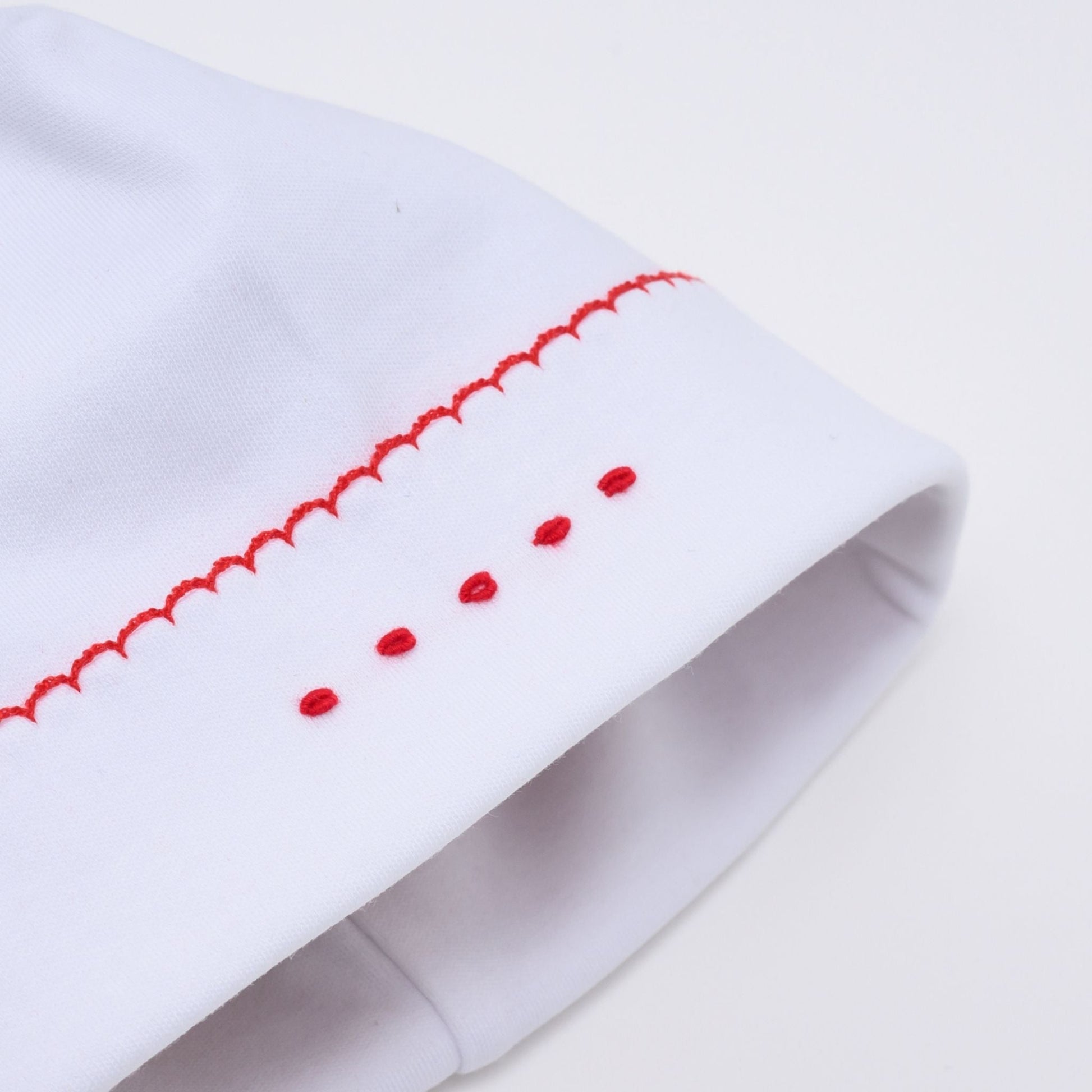 Chris Classics Embroidered Hat - White Red - Magnolia BabyHat