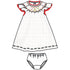 Christmas Joy Classics Bishop Flutters Dress - Red Girl - Magnolia BabyDress